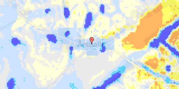 Ekstrem regn på Aarsballe By 1A