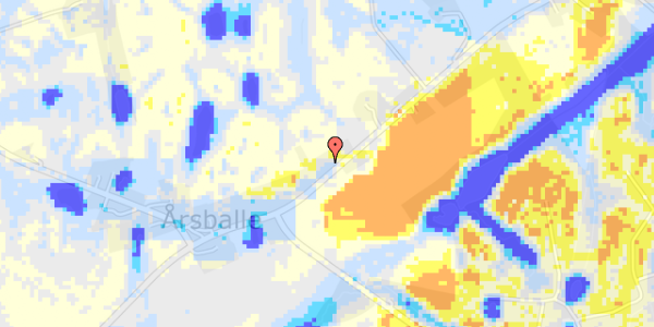 Ekstrem regn på Aarsballe By 35