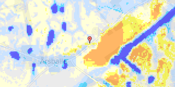 Ekstrem regn på Aarsballe By 39