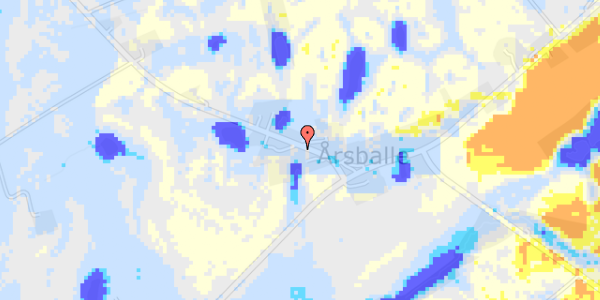 Ekstrem regn på Aarsballevej 42