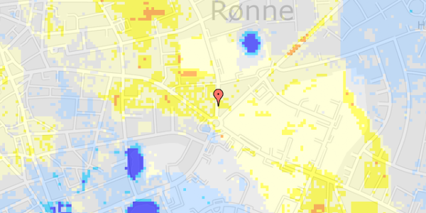 Ekstrem regn på Borgmester Nielsens Vej 3