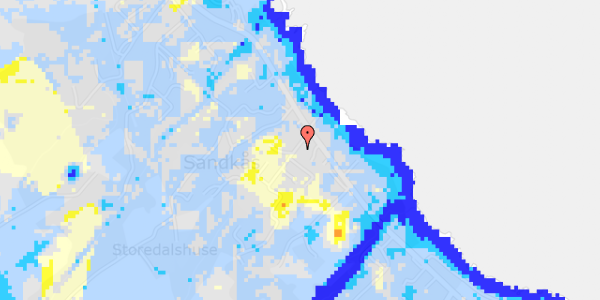 Ekstrem regn på Brunekulvej 1