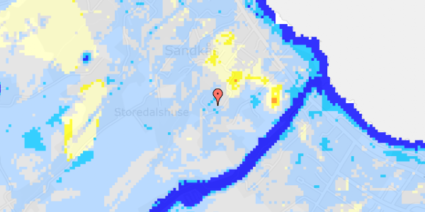 Ekstrem regn på Brunekulvej 16