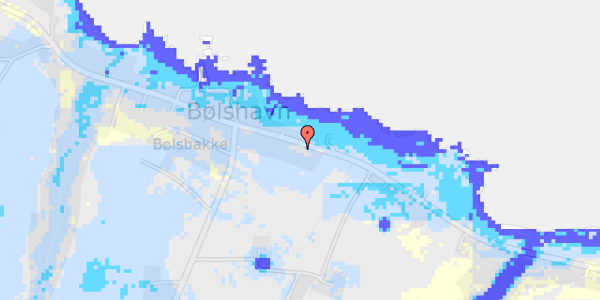 Ekstrem regn på Bølshavn 40