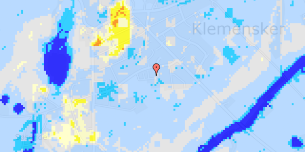 Ekstrem regn på Egevej 15