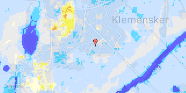 Ekstrem regn på Egevej 25