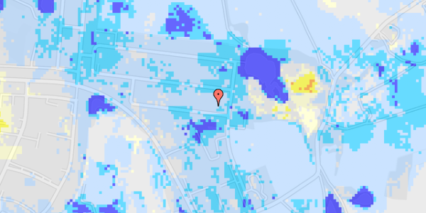 Ekstrem regn på Eriksvej 25