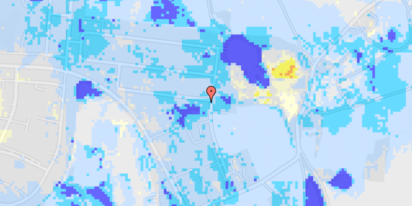 Ekstrem regn på Eriksvej 34