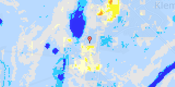 Ekstrem regn på Fabriksvej 12