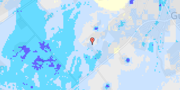 Ekstrem regn på Gudhjemvej 57