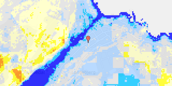 Ekstrem regn på Hammershusvej 28