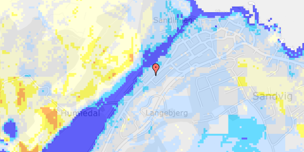 Ekstrem regn på Hammershusvej 44