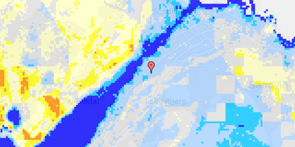 Ekstrem regn på Hammershusvej 47