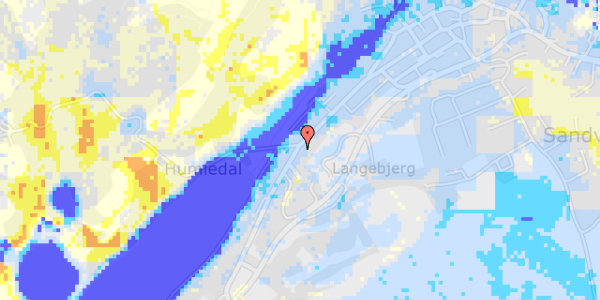 Ekstrem regn på Hammershusvej 69