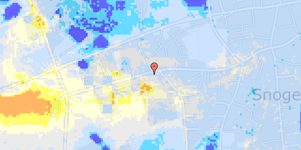 Ekstrem regn på Hovedgade 55