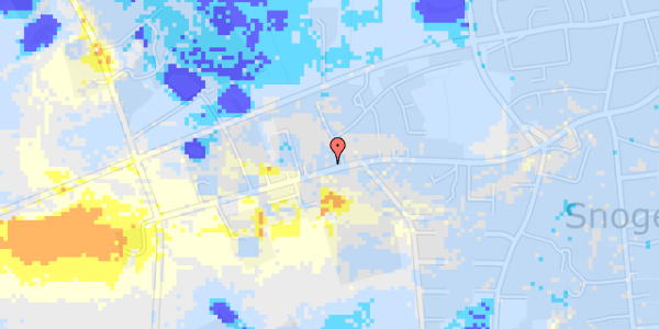 Ekstrem regn på Hovedgade 62A