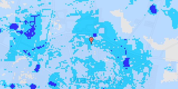 Ekstrem regn på Jernbanegade 37