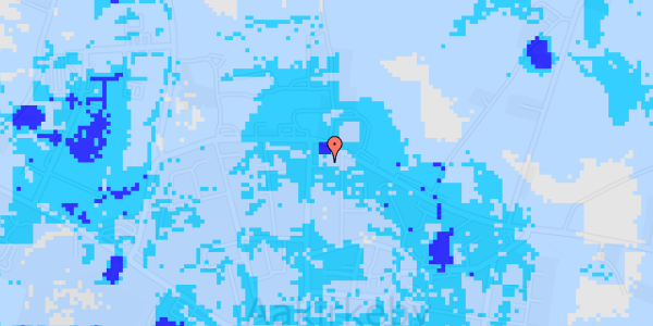 Ekstrem regn på Jernbanegade 42C