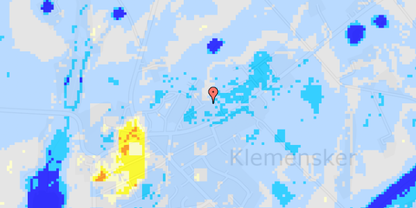 Ekstrem regn på Jernbanevej 16