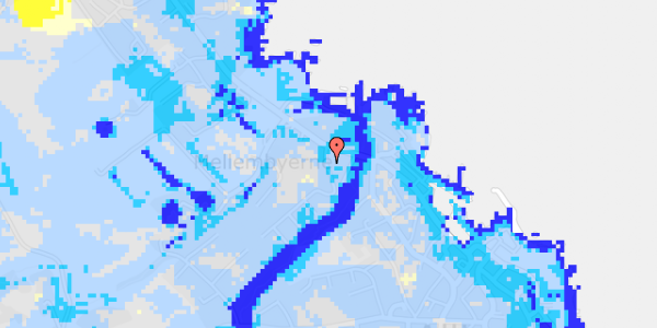 Ekstrem regn på Kampeløkken 1