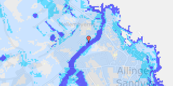 Ekstrem regn på Kampeløkken 19