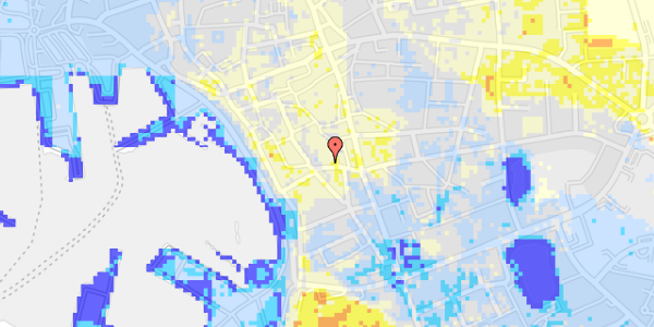 Ekstrem regn på Klingegade 9B