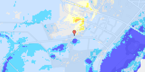 Ekstrem regn på Langedebyvejen 10A