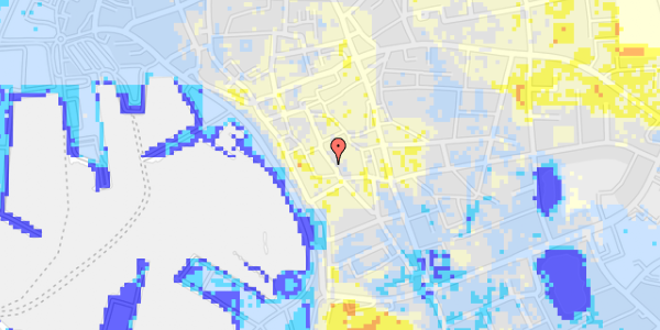 Ekstrem regn på Larsegade 20