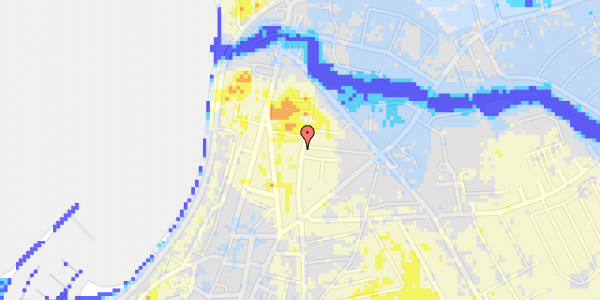 Ekstrem regn på Lille Madsegade 115