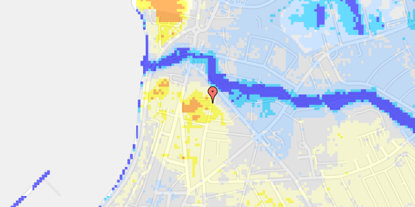 Ekstrem regn på Lille Madsegade 125