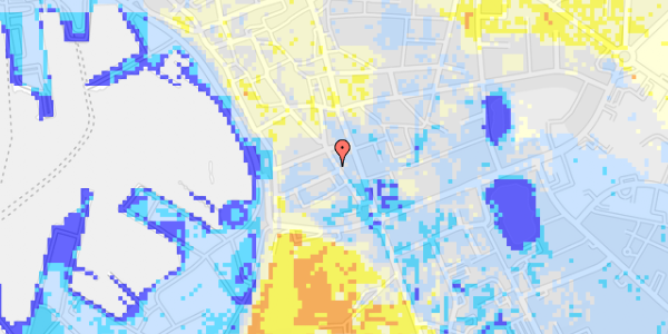 Ekstrem regn på Løkkegade 36