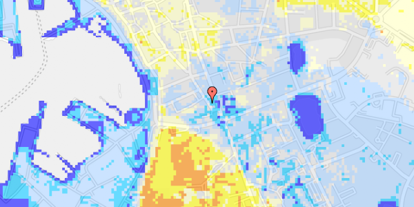 Ekstrem regn på Løkkegade 48