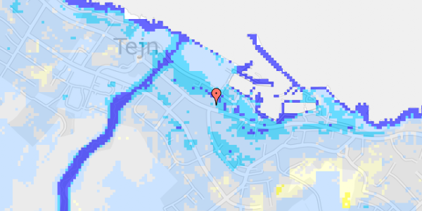 Ekstrem regn på Ndr. Strandvej 10