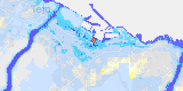 Ekstrem regn på Ndr. Strandvej 27