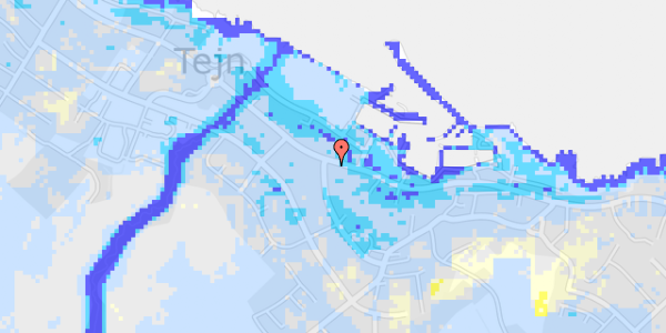 Ekstrem regn på Ndr. Strandvej 53