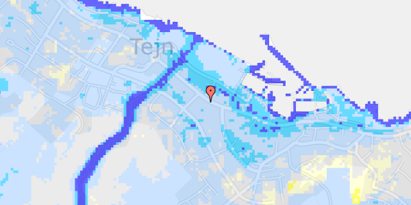 Ekstrem regn på Ndr. Strandvej 59