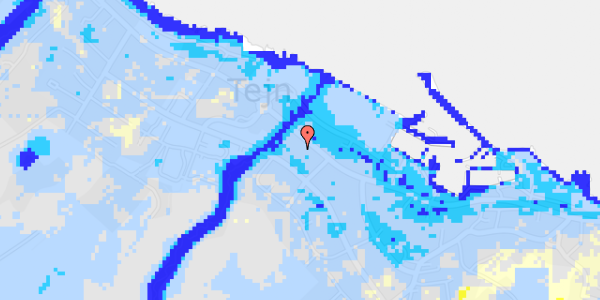 Ekstrem regn på Ndr. Strandvej 69