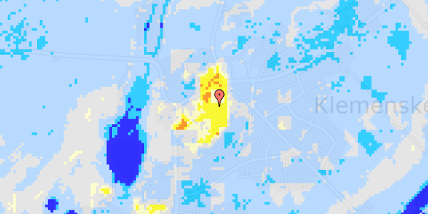 Ekstrem regn på Nygade 7