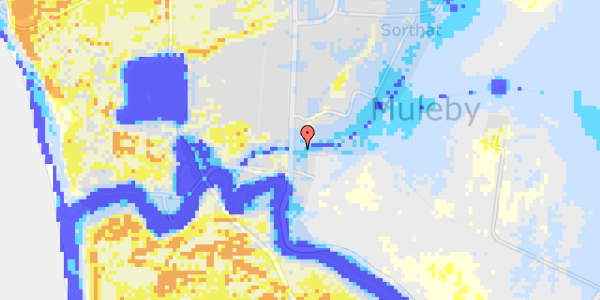 Ekstrem regn på Nyker Strandvej 87