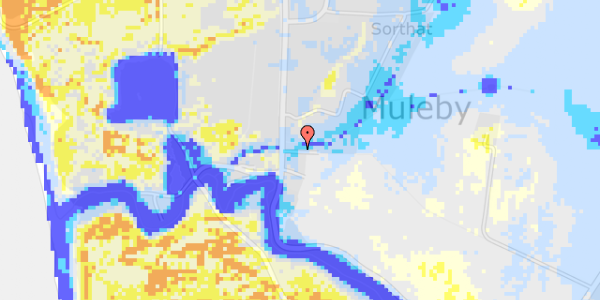 Ekstrem regn på Nyker Strandvej 87B