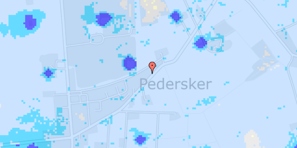 Ekstrem regn på Pederskervejen 86