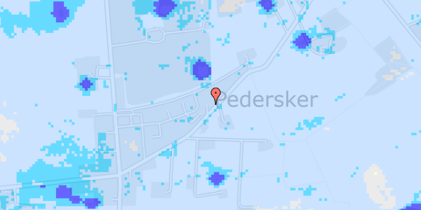 Ekstrem regn på Pederskervejen 92