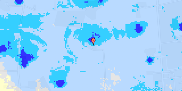 Ekstrem regn på Pederskervejen 126