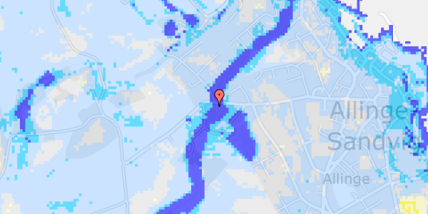 Ekstrem regn på Pilegade 35