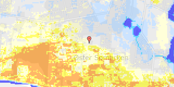 Ekstrem regn på Poserekrogen 30