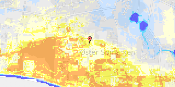 Ekstrem regn på Poserekrogen 47