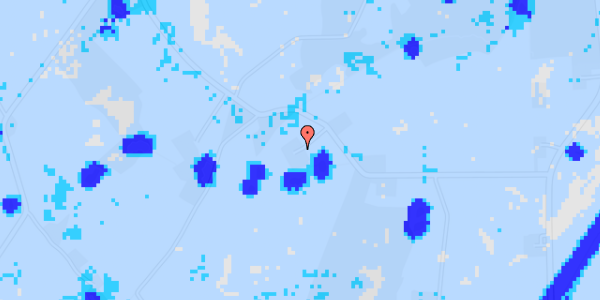 Ekstrem regn på Risenholmsvej 14