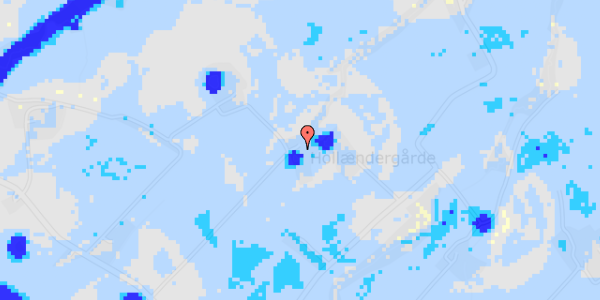 Ekstrem regn på Røvej 19