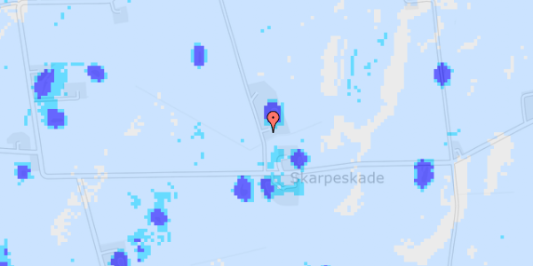 Ekstrem regn på Skarpeskadevej 14