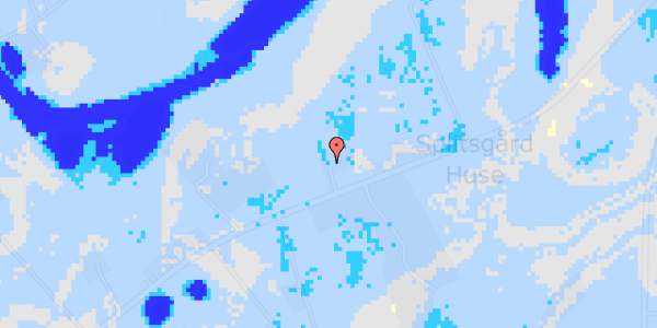 Ekstrem regn på Splitsgårdsvej 21